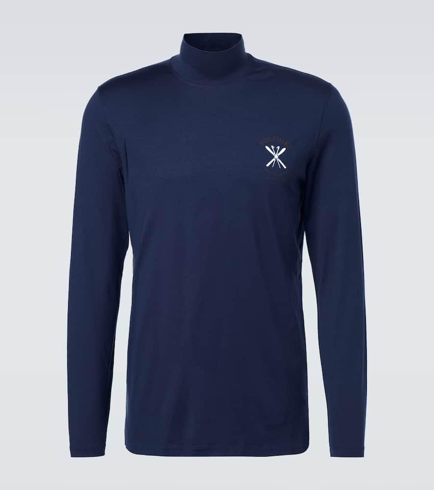 Шелковая футболка для катания на лыжах Brunello Cucinelli, C8239
Шелковая футболка для катания на лыжах Brunello Cucinelli, C8239