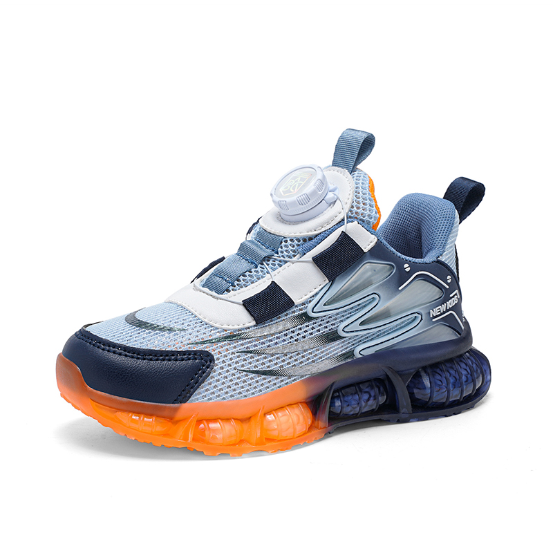 Скользоустойчивые противоударные амортизирующие износостойкие дышащие низкие детские кроссовки Kids' KUPE, темно-синий 
Скользоустойчивые противоударные амортизирующие износостойкие дышащие низкие детские кроссовки Kids' KUPE, темно-синий