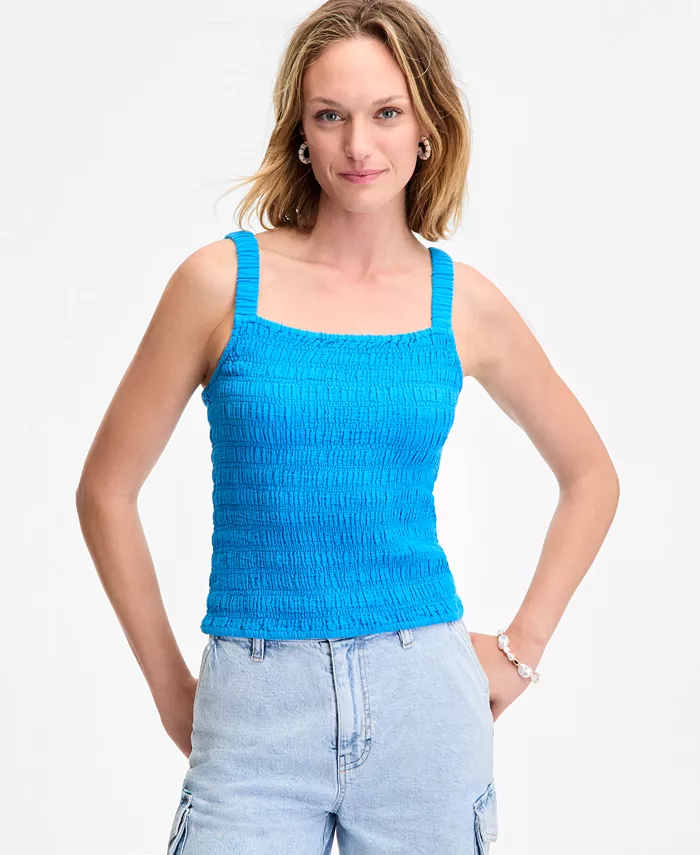 Женская хлопковая блуза с плиссировкой On 34th, синий
Женская хлопковая блуза с плиссировкой On 34th, синий