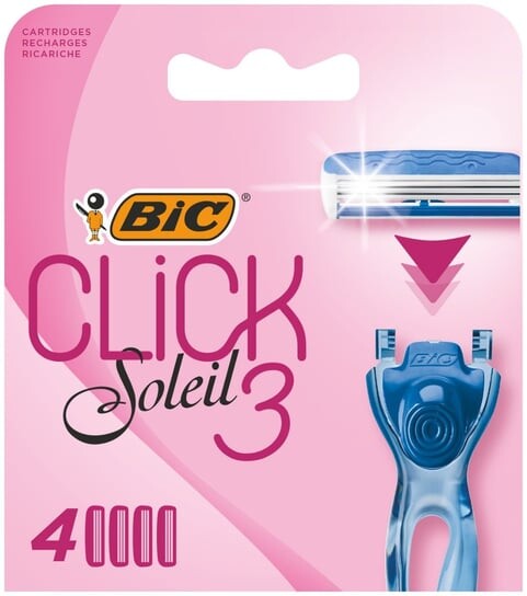 Стержни для женских бритв, 4 шт. BiC Soleil Click 3
Стержни для женских бритв, 4 шт. BiC Soleil Click 3