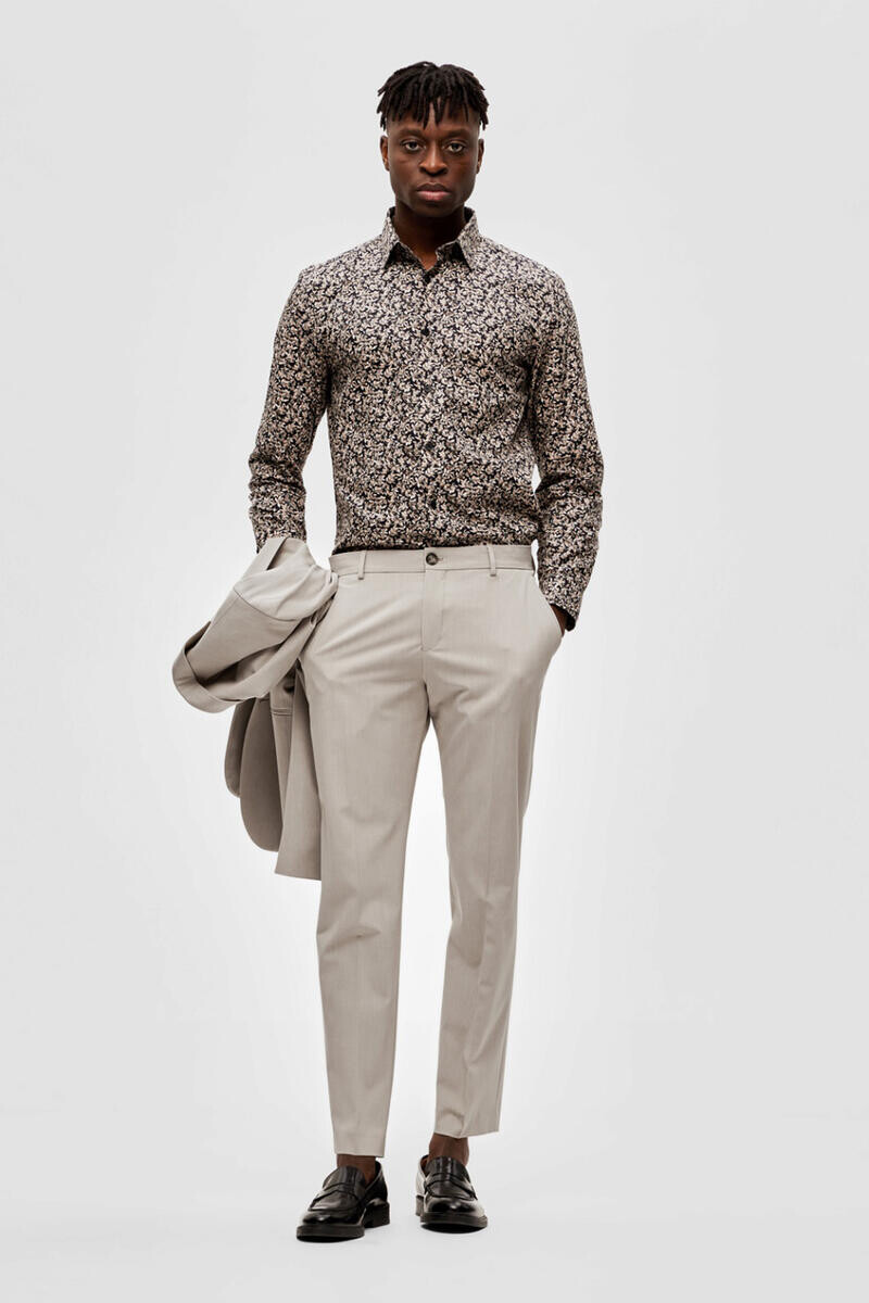 Костюмные брюки узкого кроя, изготовленные из переработанных материалов. Selected, серый
Костюмные брюки узкого кроя, изготовленные из переработанных материалов. Selected, серый