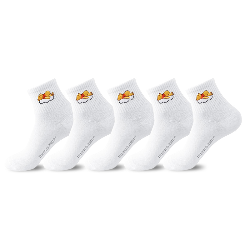 Набор носков Winnie The Pooh Series Mid Calf, 5 пар, мужские, в подарочной упаковке Disney, белый
Набор носков Winnie The Pooh Series Mid Calf, 5 пар, мужские, в подарочной упаковке Disney, белый