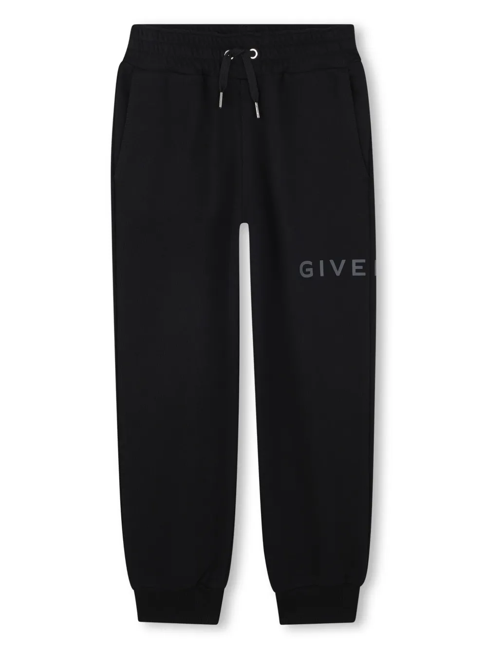 Спортивные брюки с логотипом Givenchy Kids, черный 
Спортивные брюки с логотипом Givenchy Kids, черный