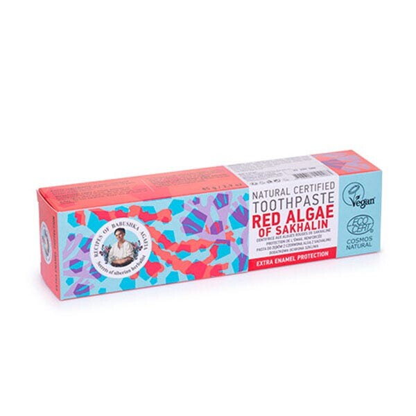 Зубная паста из красных морских водорослей 85 мл Babushka Agafia 
Зубная паста из красных морских водорослей 85 мл Babushka Agafia