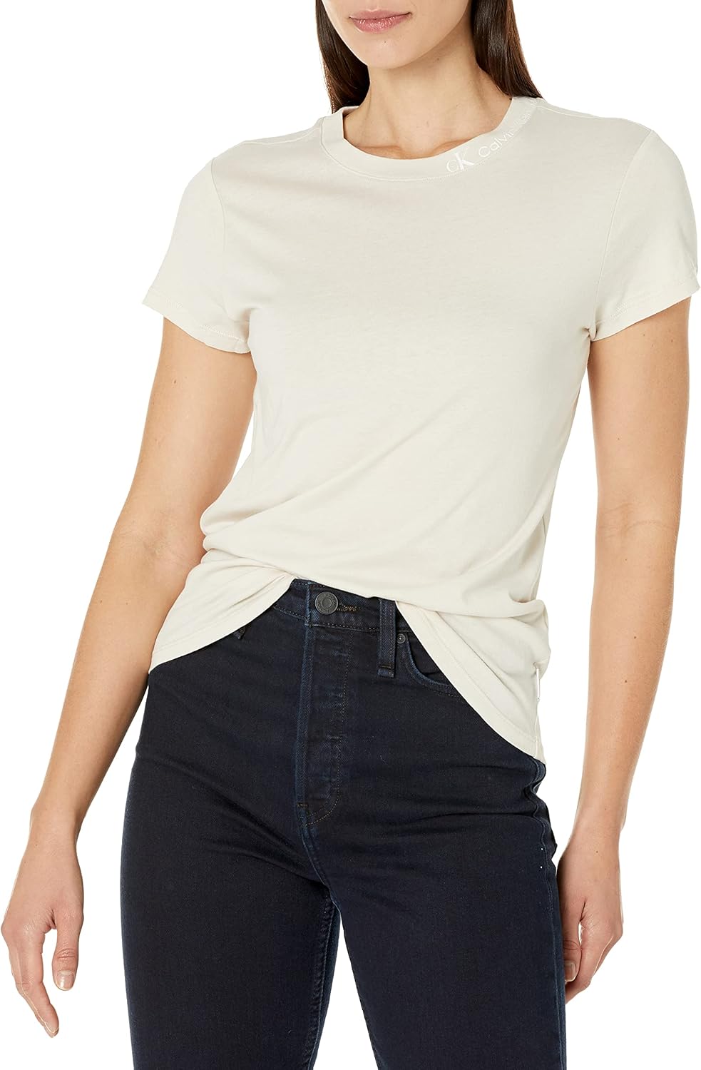 Женская футболка Calvin Klein с коротким рукавом, круглым вырезом и логотипом, Birch
Женская футболка Calvin Klein с коротким рукавом, круглым вырезом и логотипом, Birch