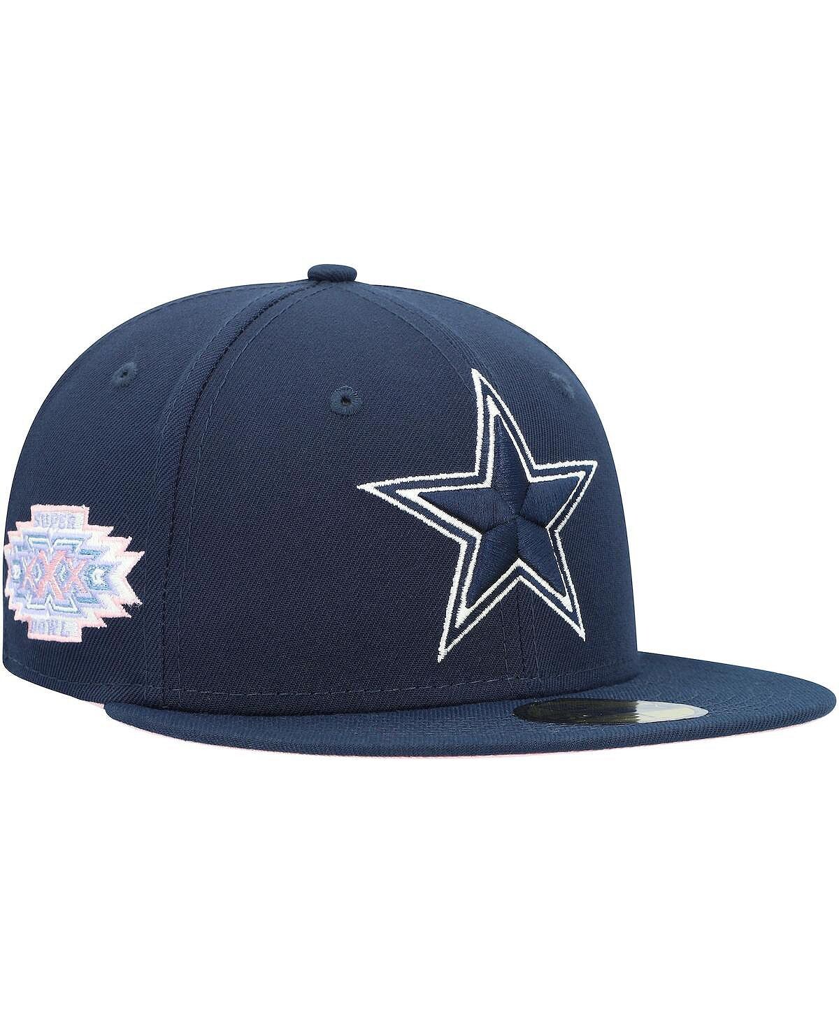 Мужская темно-синяя бейсболка Dallas Cowboys Super Bowl XXX Pop Sweat 59FIFTY. New Era
Мужская темно-синяя бейсболка Dallas Cowboys Super Bowl XXX Pop Sweat 59FIFTY. New Era