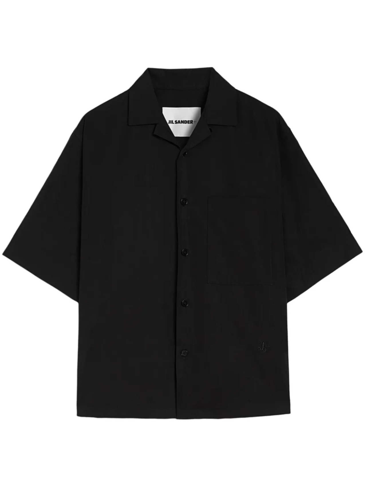 Jil Sander рубашка с короткими рукавами, черный
Jil Sander рубашка с короткими рукавами, черный