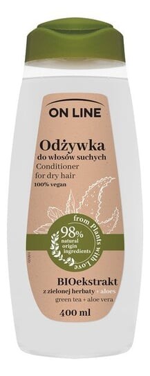 БИО-кондиционер для волос с экстрактом зеленого чая и алоэ 400мл On Line From Plants With Love
БИО-кондиционер для волос с экстрактом зеленого чая и алоэ 400мл On Line From Plants With Love