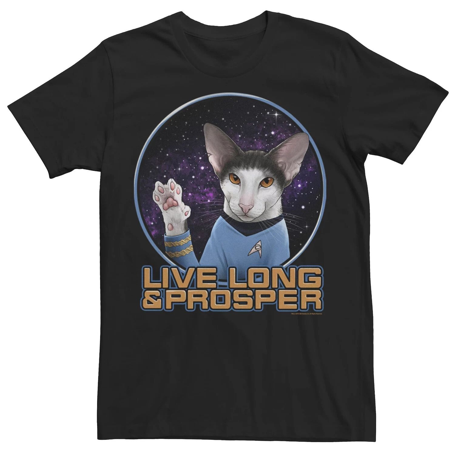 Мужская футболка Star Trek Original Series Spock Cat Prosper Licensed Character
Мужская футболка Star Trek Original Series Spock Cat Prosper Licensed Character