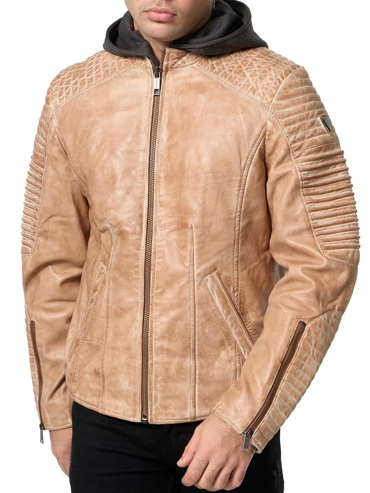 Кожаная куртка Tazzio, кэмел
Кожаная куртка Tazzio, кэмел