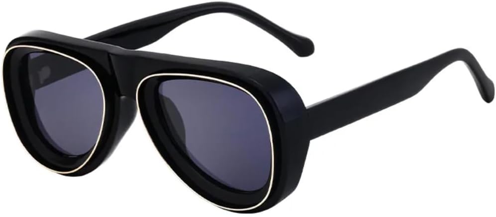 Винтажные солнцезащитные очки для женщин и мужчин, мужские солнцезащитные очки в панк-стиле, роскошные дизайнерские очки, популярные очки в крупной оправе SZVVBKK, Black Silver Black
Винтажные солнцезащитные очки для женщин и мужчин, мужские солнцезащитные очки в панк-стиле, роскошные дизайнерские очки, популярные очки в крупной оправе SZVVBKK, Black Silver Black