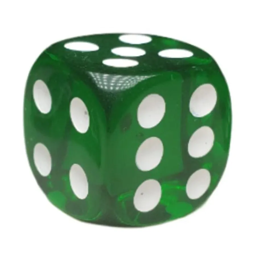 d6 18 мм, полупрозрачный темно-зеленый с белым (12), Game Dice - Translucent (Role 4 Initiative)
d6 18 мм, полупрозрачный темно-зеленый с белым (12), Game Dice - Translucent (Role 4 Initiative)
