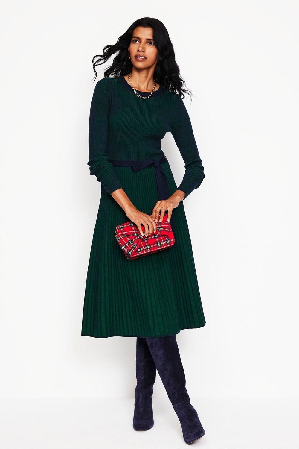 Трикотажное платье миди Lola Boden, зеленый
Трикотажное платье миди Lola Boden, зеленый