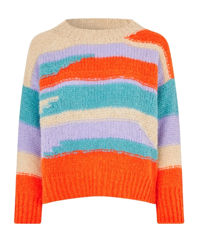 Красный вязаный свитер с добавлением мохера Lollys Laundry, мультиколор
Красный вязаный свитер с добавлением мохера Lollys Laundry, мультиколор