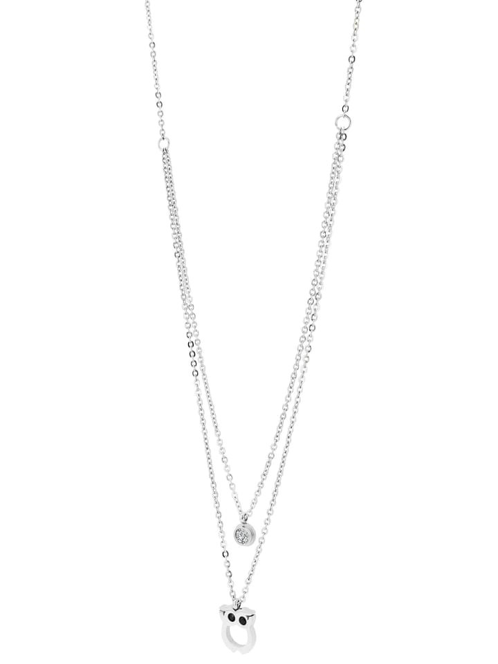 Adeliás Женское колье с подвеской - из нержавеющей стали серебристого цвета
Adeliás Женское колье с подвеской - из нержавеющей стали серебристого цвета