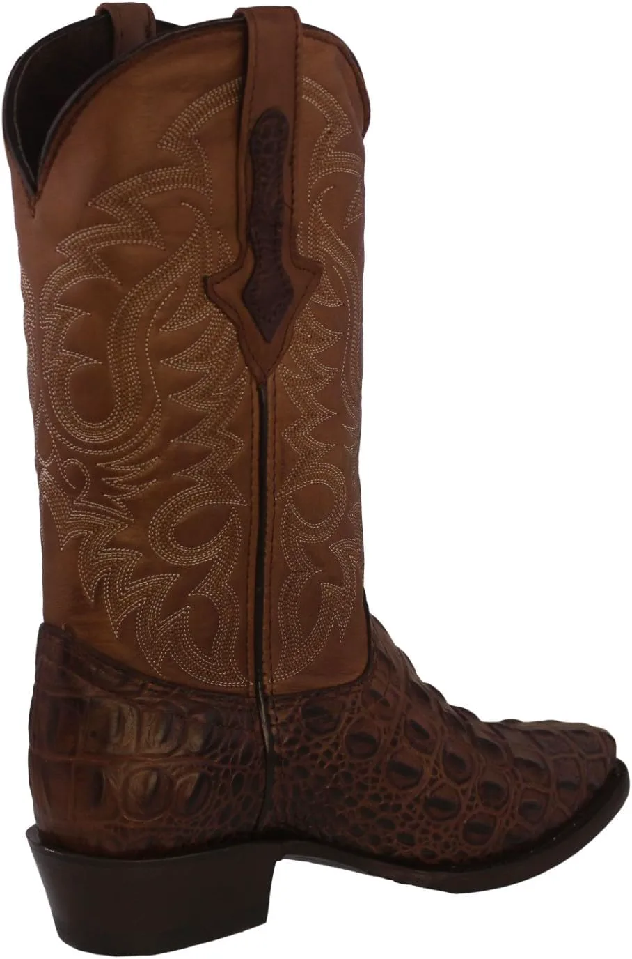 Мужские коричневые западные кожаные ковбойские сапоги Texas Legacy с принтом крокодила на задней части и носком J, коричневый
Мужские коричневые западные кожаные ковбойские сапоги Texas Legacy с принтом крокодила на задней части и носком J, коричневый
