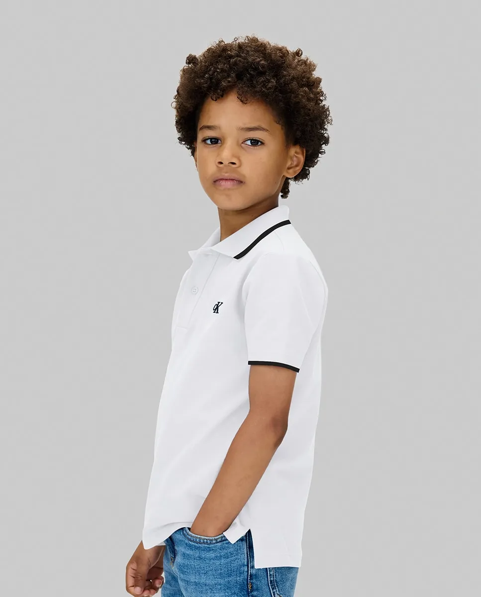Детское поло с коротким рукавом Calvin Klein, белый
Детское поло с коротким рукавом Calvin Klein, белый
