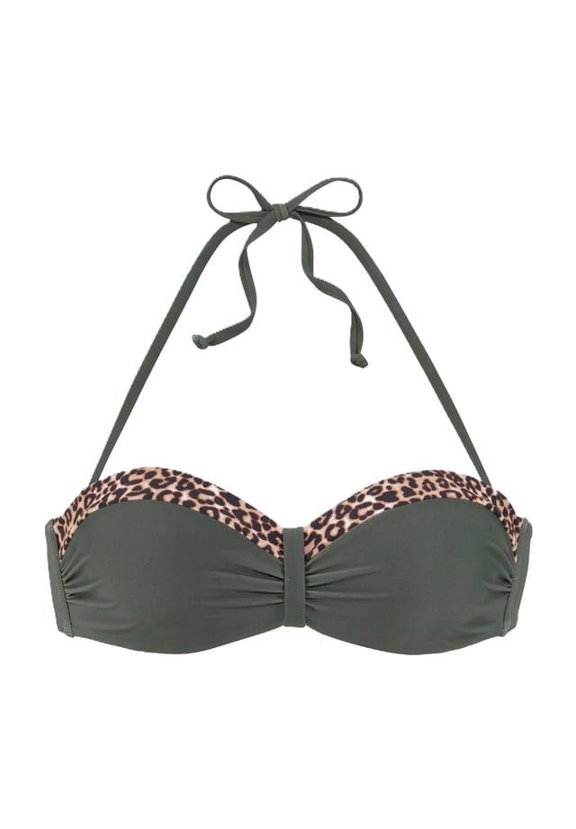 Верх бикини Adelin с лямкой через шею Lascana, зеленый
Верх бикини Adelin с лямкой через шею Lascana, зеленый