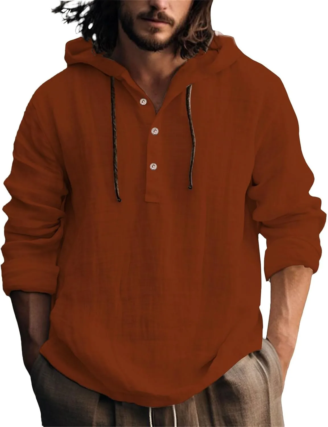 Хлопковая льняная рубашка для мужчин Casual Long Sleeve Button Down Loose Fit
Хлопковая льняная рубашка для мужчин Casual Long Sleeve Button Down Loose Fit