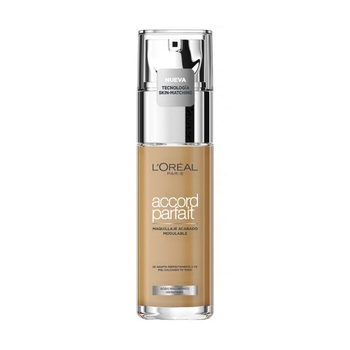 Тональная основа Accord Parfait Base de Maquillaje Acabado Natural L'Oréal París, 6.5D
Тональная основа Accord Parfait Base de Maquillaje Acabado Natural L'Oréal París, 6.5D