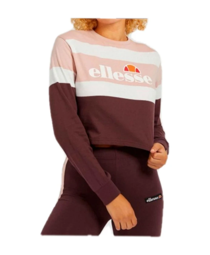 Полосатая короткая футболка с длинными рукавами Ellesse, мультиколор
Полосатая короткая футболка с длинными рукавами Ellesse, мультиколор