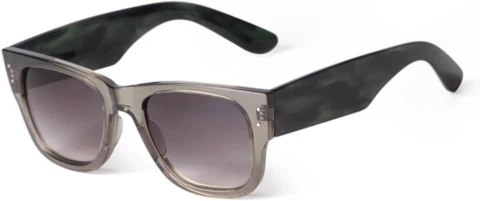 Модные солнцезащитные очки в черепаховой оправе для женщин, ретро, серые, с толстой крупной оправой, мужские солнцезащитные очки с защитой от УФ-излучения UV400 TYUVIVO, C4
Модные солнцезащитные очки в черепаховой оправе для женщин, ретро, серые, с толстой крупной оправой, мужские солнцезащитные очки с защитой от УФ-излучения UV400 TYUVIVO, C4