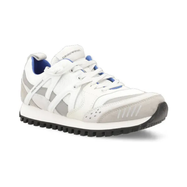 Кроссовки с добавлением кожи Emporio Armani, белый
Кроссовки с добавлением кожи Emporio Armani, белый