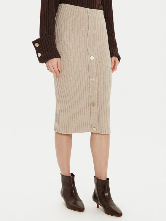 Юбка миди стандартного кроя Vicolo, бежевый
Юбка миди стандартного кроя Vicolo, бежевый
