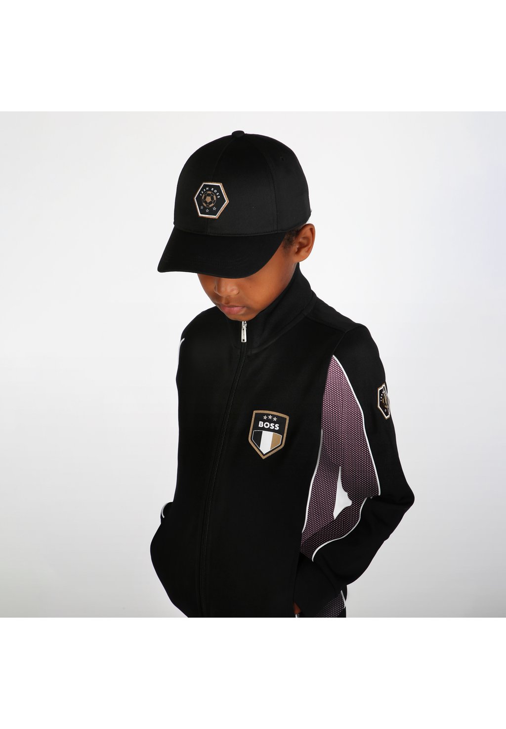 Бейсболка MIAMI UNISEX BOSS Kidswear, черный 
Бейсболка MIAMI UNISEX BOSS Kidswear, черный