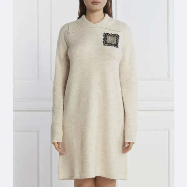 Платье с добавлением шерсти Liu Jo, бежевый
Платье с добавлением шерсти Liu Jo, бежевый