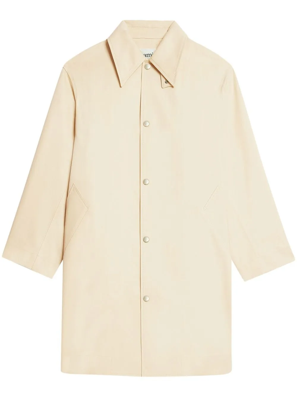 Однобортное пальто AMI Paris, нейтральный
Однобортное пальто AMI Paris, нейтральный