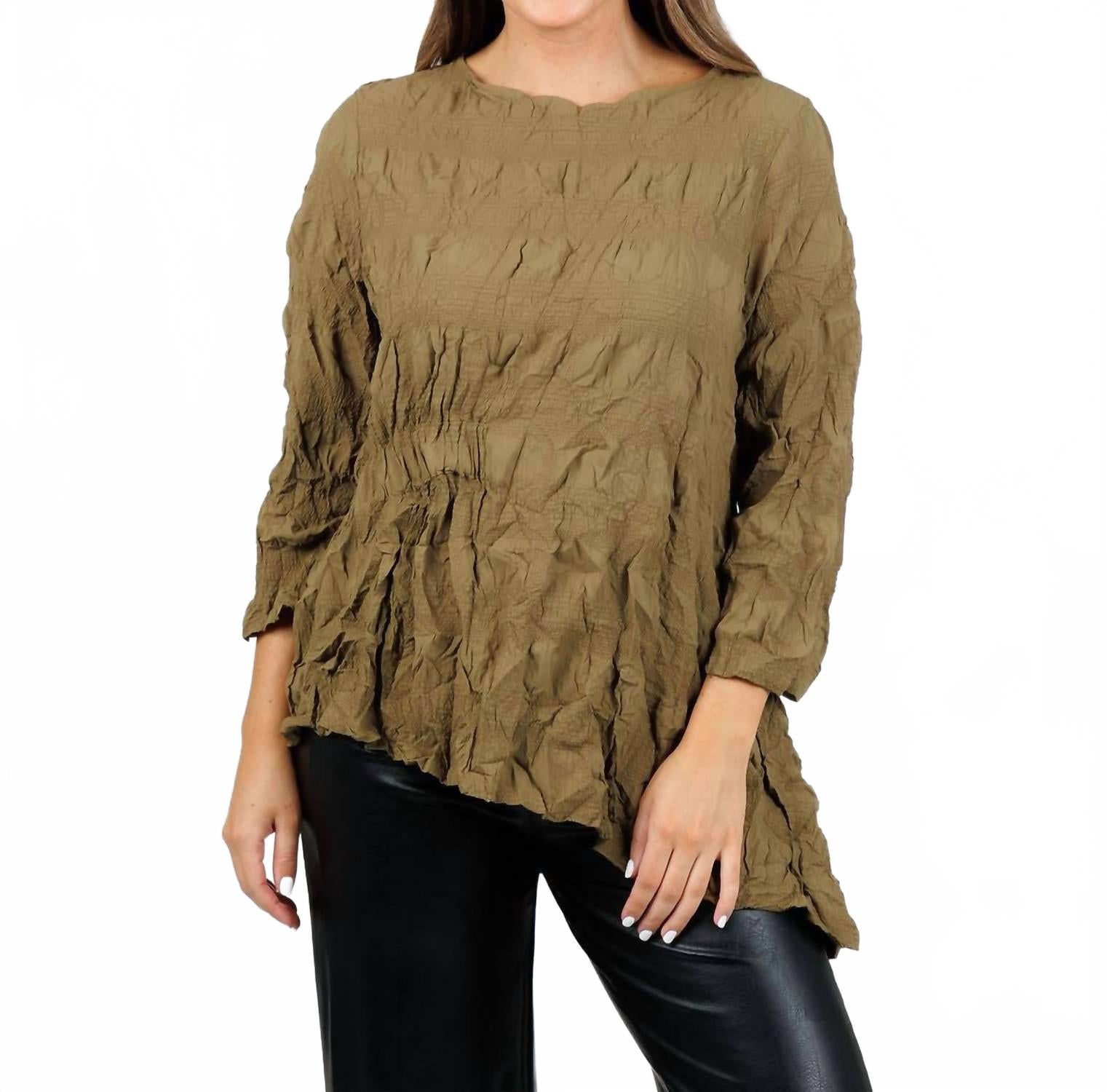 Топ Ezra с рукавами 3/4 в цвете Dune Chalet Et Ceci, Dune
Топ Ezra с рукавами 3/4 в цвете Dune Chalet Et Ceci, Dune