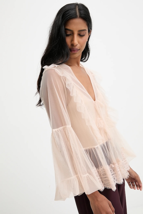 Блузка Answear.Lab, бежевый 
Блузка Answear.Lab, бежевый