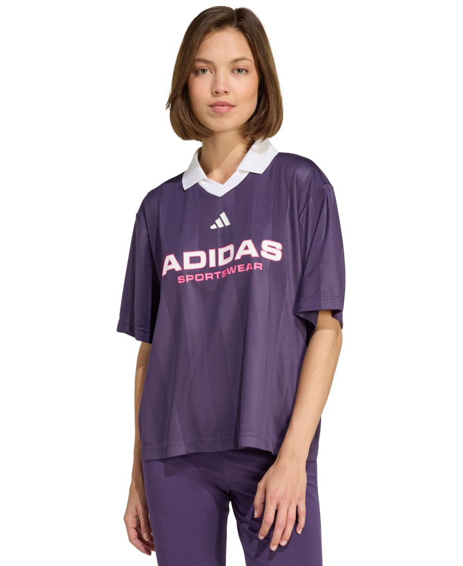Женская футболка-поло Tiro Sportswear Adidas, Aurora Plum/white
Женская футболка-поло Tiro Sportswear Adidas, Aurora Plum/white