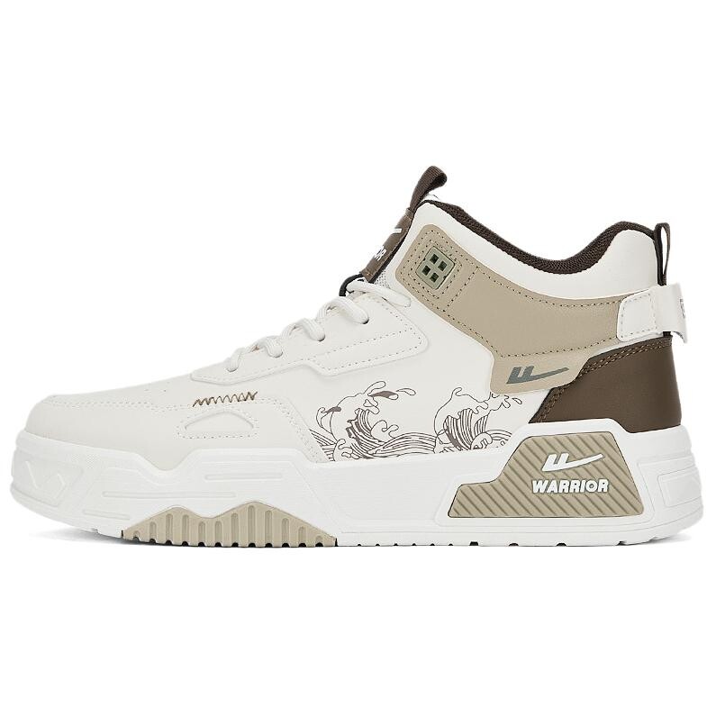 Кеды мужские, обувь для скейтбординга высокая бежевый хаки Warrior
Кеды мужские, обувь для скейтбординга высокая бежевый хаки Warrior
