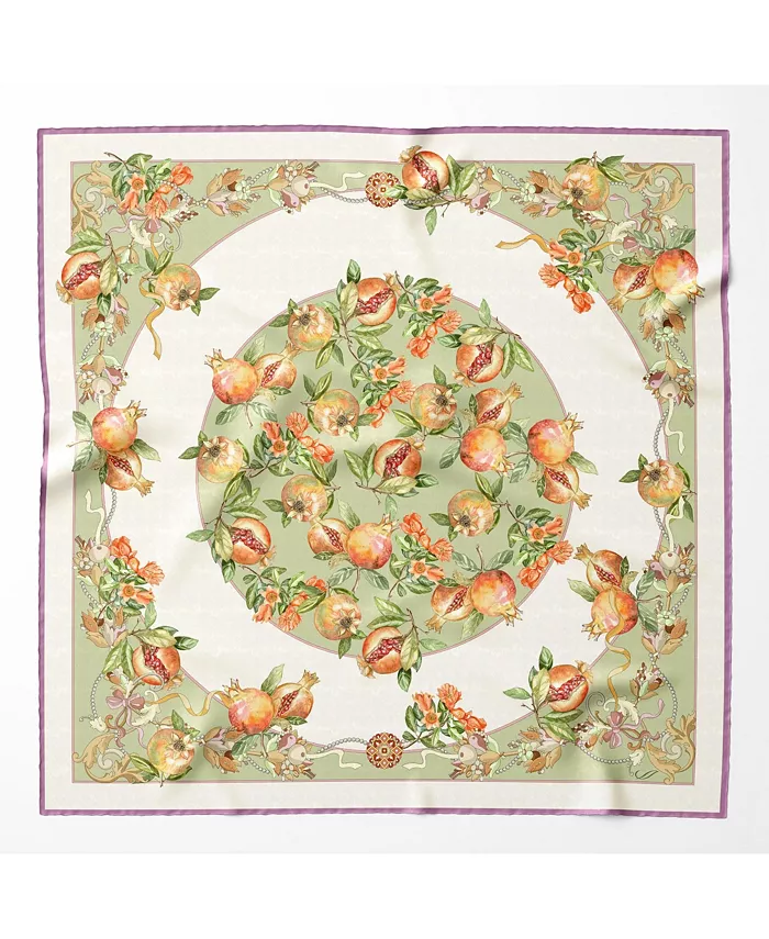 Мелограно - Женский шейный платок из шелка ручной работы Elizabetta, зеленый
Мелограно - Женский шейный платок из шелка ручной работы Elizabetta, зеленый