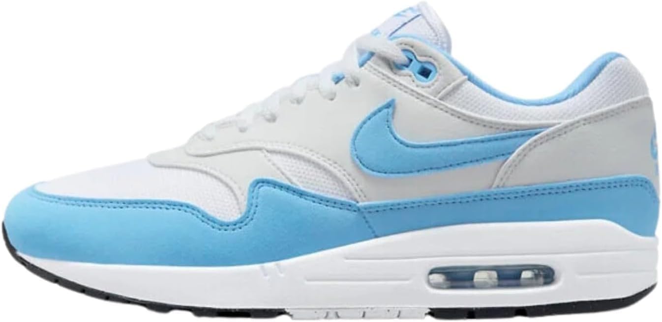 Мужские кроссовки Nike Air Max 1, White University Blue Photon Dust Black
Мужские кроссовки Nike Air Max 1, White University Blue Photon Dust Black