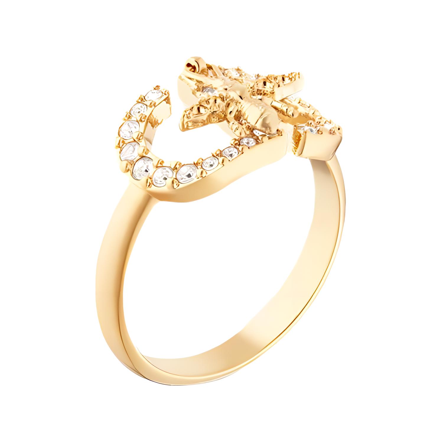 DIOR Женские кольца Faux Crystal Gold
DIOR Женские кольца Faux Crystal Gold