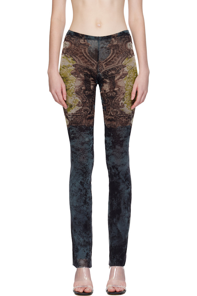 Jean Paul Gaultier Черные и желтые домашние брюки «медальон»
Jean Paul Gaultier Черные и желтые домашние брюки «медальон»