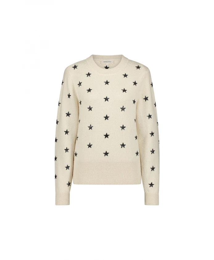 Свитер со звездным узором кремового цвета Fabienne Chapot, бежевый
Свитер со звездным узором кремового цвета Fabienne Chapot, бежевый