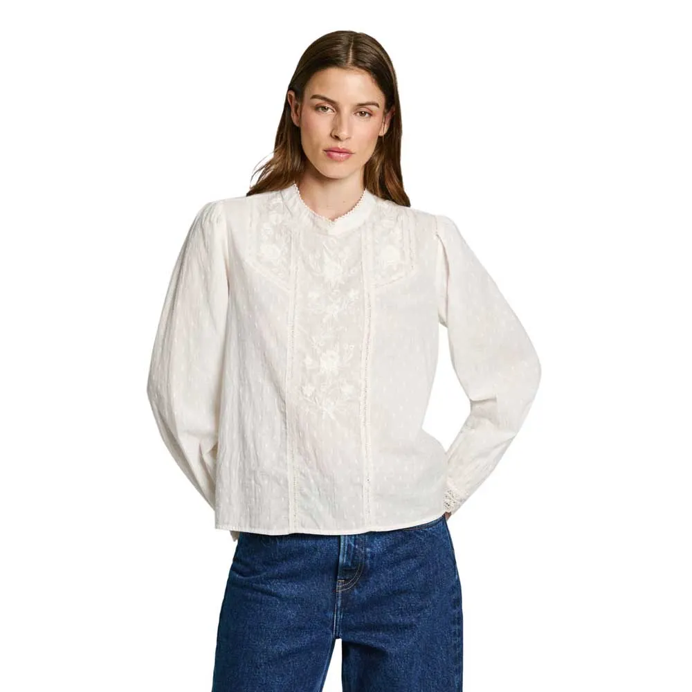 Блуза Pepe Jeans PL304940, белый
Блуза Pepe Jeans PL304940, белый