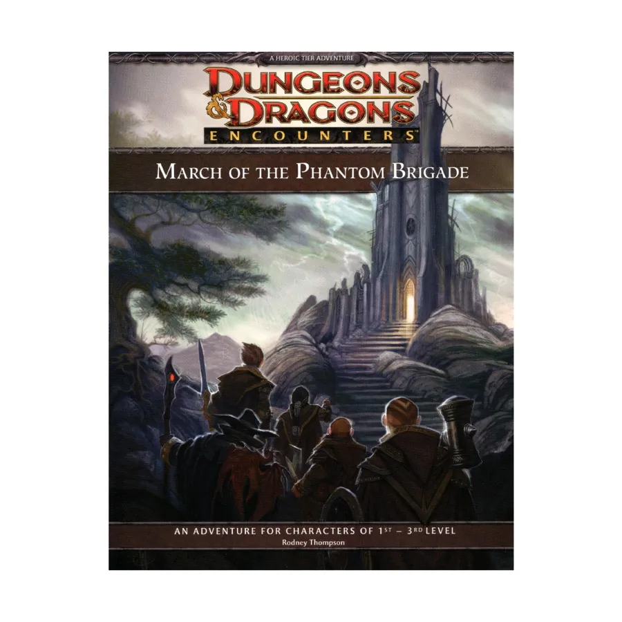 Модуль March of the Phantom Brigade, Dungeons & Dragons (4th Edition) - D&D Encounters, Worldwide Gameday, & Other Promotional Items
Модуль March of the Phantom Brigade, Dungeons & Dragons (4th Edition) - D&D Encounters, Worldwide Gameday, & Other Promotional Items