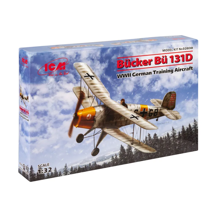 Учебный самолет Bucker Bu 131D, Military Models 1/32 Scale (ICM)
Учебный самолет Bucker Bu 131D, Military Models 1/32 Scale (ICM)