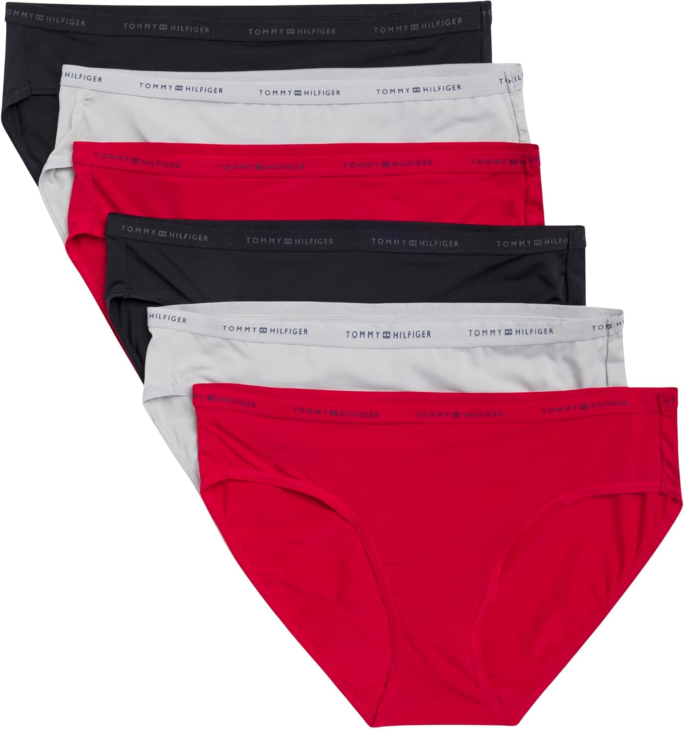 Комплект из 6 женских микро-бикини с логотипом Tommy Hilfiger, Tango Red/Micro Chip/Black
Комплект из 6 женских микро-бикини с логотипом Tommy Hilfiger, Tango Red/Micro Chip/Black