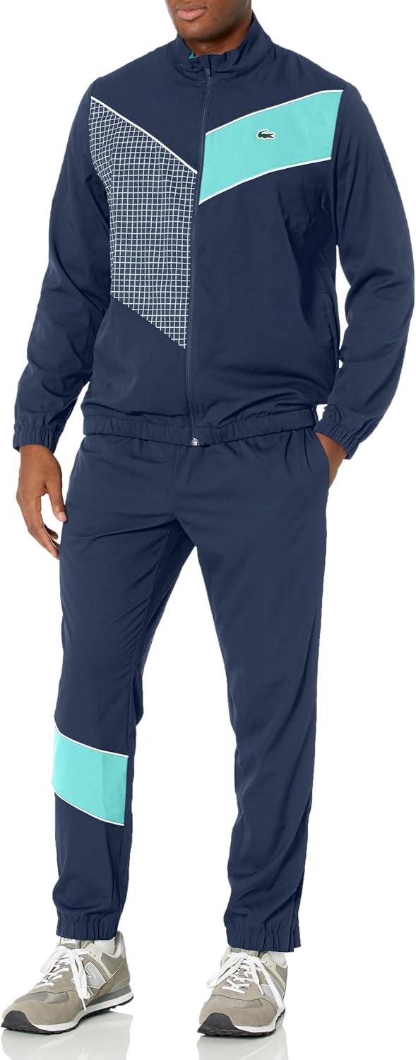 Lacoste мужской спортивный костюм для тенниса из эластичной ткани, Navy Blue/Navy Blue/Cove Blue
Lacoste мужской спортивный костюм для тенниса из эластичной ткани, Navy Blue/Navy Blue/Cove Blue