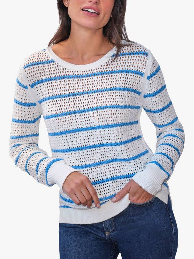 Джемпер в полоску из органического хлопка Pure Collection, цвет White/Blue
Джемпер в полоску из органического хлопка Pure Collection, цвет White/Blue