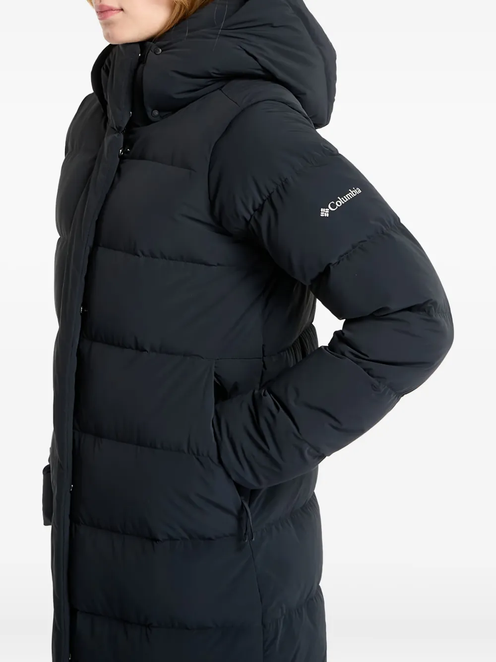 Длинное стёганое пуховое пальто с капюшоном Amaze Puff Columbia, черный
Длинное стёганое пуховое пальто с капюшоном Amaze Puff Columbia, черный