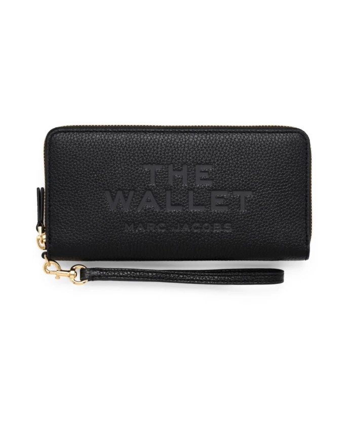 Черный кожаный кошелек Continental с логотипом. Marc Jacobs, черный
Черный кожаный кошелек Continental с логотипом. Marc Jacobs, черный