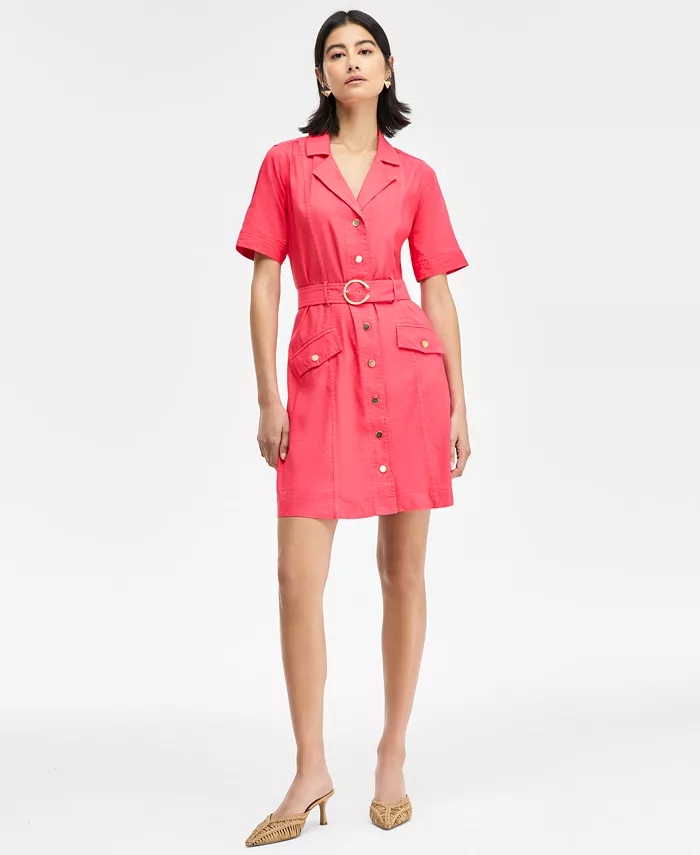 Женское мини-платье с поясом из смесового льна I.N.C. International Concepts, розовый
Женское мини-платье с поясом из смесового льна I.N.C. International Concepts, розовый