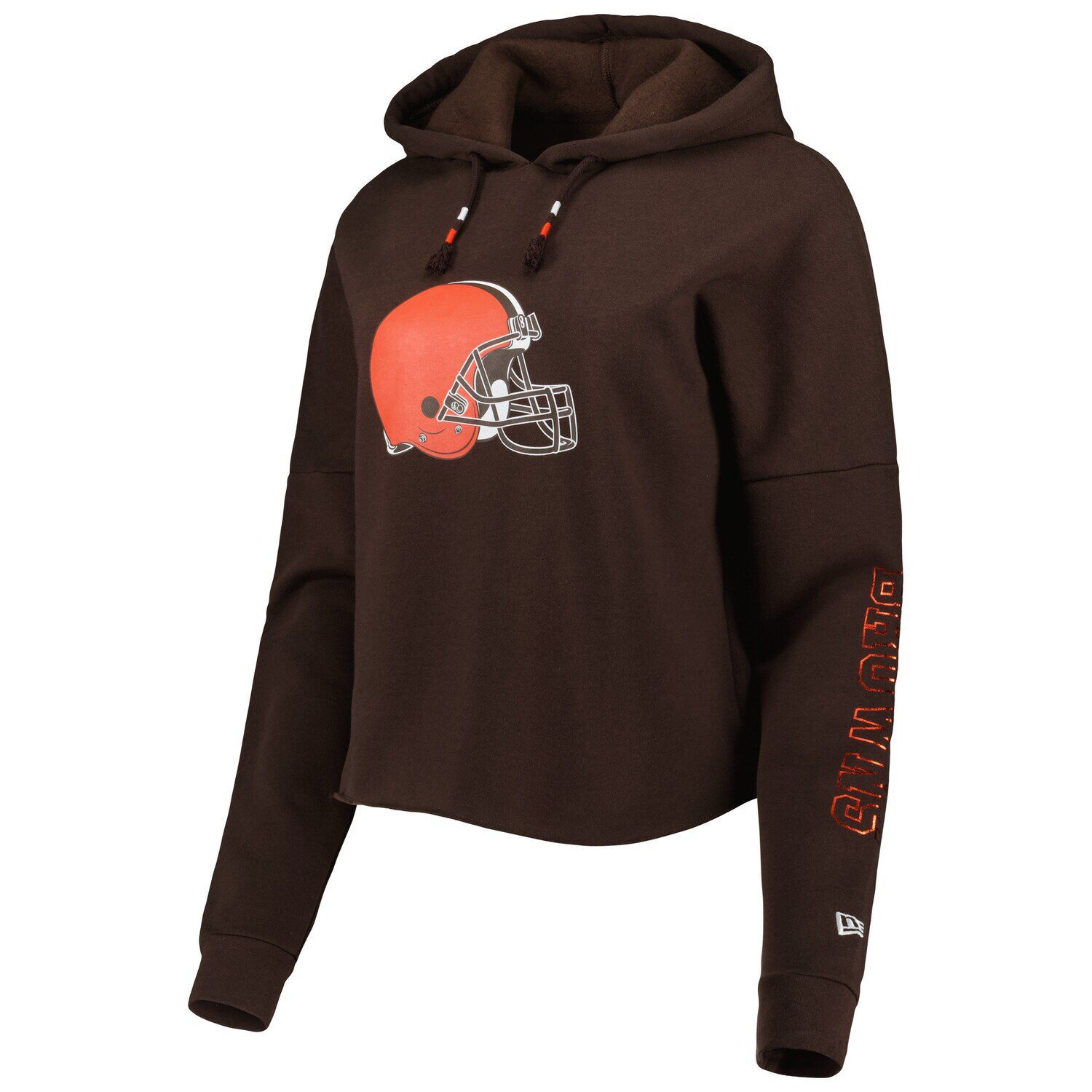 Женский коричневый пуловер с капюшоном и рукавами из фольги New Era Cleveland Browns New Era
Женский коричневый пуловер с капюшоном и рукавами из фольги New Era Cleveland Browns New Era